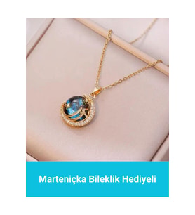 Zarif Gökyüzü - Gezegen Kolye  Paslanmaz - 316l Çelik  Hediye Paketi Yapılır