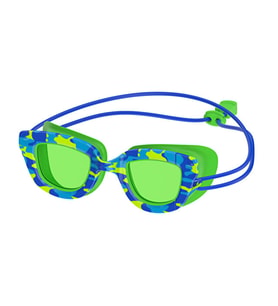 Speedo Sunny G Pop Sea Ju Blue/Green Çocuk Yüzücü Gözlüğü 8-775070415036 Mavi