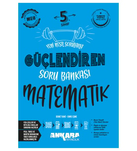 kitabın başkenti ankara yayıncılık 2025-2026 Müfredat Ankara Yayıncılık 5. Sınıf Güçlendiren Matematik Soru Bankası (Çok Renkli)