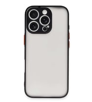 iPhone 16 Pro Kılıf Montreal Silikon Kapak - Siyah