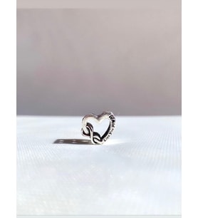 Seni Seviyorum Anne Sonsuzluk Kalbi Charm (bileklik hariç)