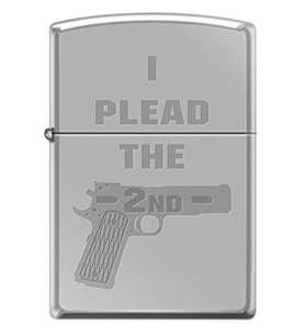 Zippo Çakmak I Plead The 2nd High Polish Chrome