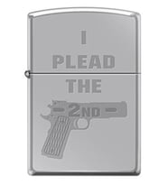 Zippo Çakmak I Plead The 2nd High Polish Chrome