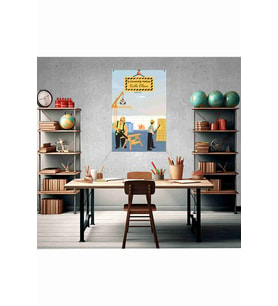 İş Güvenliği Haftası Fotoğraf Panosu Branda 100x200
