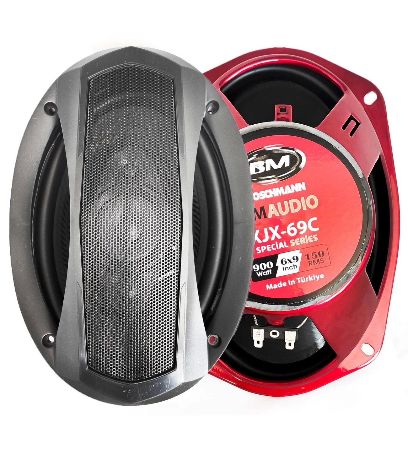 Boschmann Xjx-69c Oto Hoparlör Oval 6x9 İnç 900 Watt Tweeterli 2 Adet