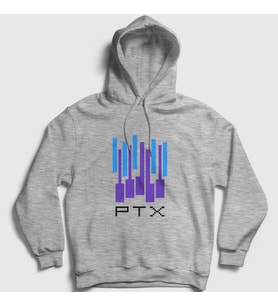 Presmono Unisex Gri Ptx Pentatonix Kapüşonlu Sweatshirt 75417tt (Gri)