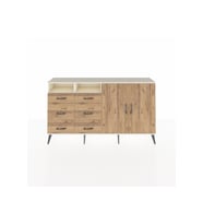 Arges Konsol 4 Raflı 6 Çekmeceli 2 Kapaklı 176x30x99 Aytaşı-Çam