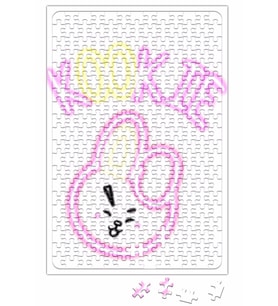 Bt21 Glowing Kookie Bts Puzzle 240 Parça Yapboz