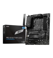 MSI PRO B760-P WIFI Intel B760 LGA1700 DDR4 5333MHz (OC) HDMI/DP M.2 Wi-Fi RGB mATX Anakart (Siyah)
