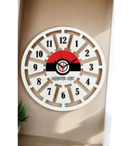 Pokemon Duvar Saati 40cm (Beyaz)