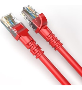 30 CM 10'lu Paket CAT6 Network-Ağ-Ethernet Kablosu Kırmızı