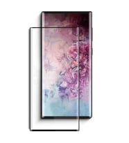 Samsung Galaxy Note 20 Ultra Uyumlu Zore Kavisli Full Yapışkanlı Cam Ekran Koruyucu (Siyah)