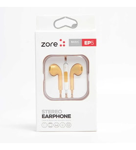 Zore EP5 Basıc Serisi 3.5mm Kulaklık (Gold)