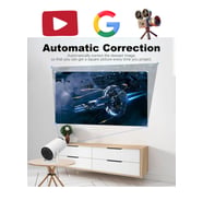 Taşınabilir 4K Android Projektör, Kablosuz WiFi, Akıllı Sinema Deneyimi