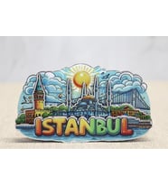 Ahşap İstanbul Temalı Magnet Alk4601