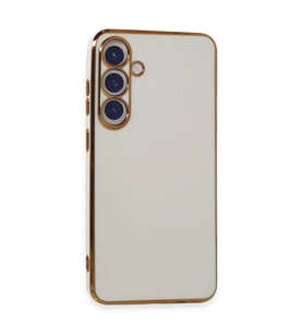 Samsung Galaxy S24 Plus Kılıf Volet Silikon - Beyaz