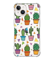 PrintiFy Apple iPhone 14 Uyumlu Water Color 4 Baskılı Şeffaf Köşe Korumalı Antişok Kılıf