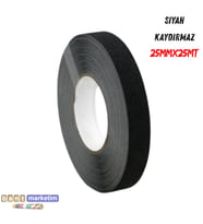 Merdiven Ve Zemin Kaydırmaz Kaymaz Bant 25mm X 25mt Siyah (48adet)
