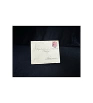 Deutsches Reich 1894 yılında Alman İmparatorluğu döneminde postadan geçmiş Zarf Reichspost 10 Pfenn