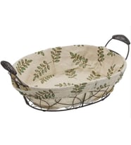 METAL EKMEK SEPETİ OVAL