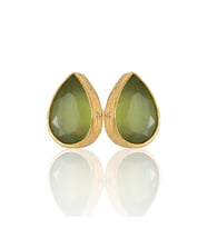 Kadir Jewellery 22 Ayar Altın Kaplama Kadın Minimal Küpe -El İşçiliği Ve Hipoalerjenik Küpe