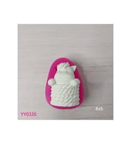 YY0326 Sepetteki Unicorn Silikon Kalıp