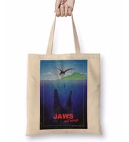 Jurassik Park Jaws Bez Çanta Uzun Saplı