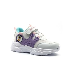 Cool Merry Beyaz-Mor Ortapedik Sneaker Kız Çocuk Spor Ayakkabı