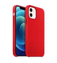 Buff iPhone 12 Mini ile Uyumlu Rubber Fit Kılıf Red (Kırmızı)