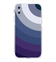Apple iPhone XS Max Uyumlu Kamera Korumalı Tıpalı Kapak Renk Cümbüşü Tasarımlı Şeffaf Kılıf