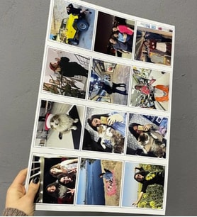 KİŞİYE ÖZEL FOTO KART 12 ADET 10x10