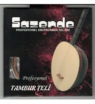 Sazende Profesyonel Tambur Teli Takım