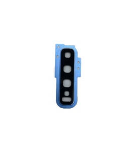Samsung S10 Plus G975 Kamera Camı Lens Çerçeveli - Mavi