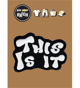 Ütü ile Yapışan Yama 7078 Yazı This Is It