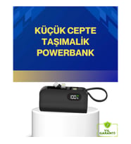 Mey İthalat® LED Göstergeli 2000mAh Cep Tipi Hızlı Şarj Powerbank