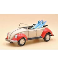 Jayland Metal Eskitilmiş Retro Klasik Üstü Açık Sörflü Spor Araba-Jayland Serisi-34*13,5*13 CM