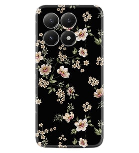 Xiaomi 15T Pro Kılıf Boutique Baskılı Resimli Siyah Fon Çiçek Pcode -045