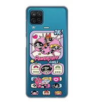 Samsung Galaxy A22 Uyumlu Powerpuff Girls Tasarımlı Şeffaf Telefon Kılıfı