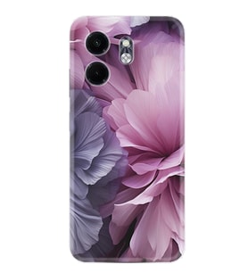 Infinix Smart 9 Kılıf Boutique Baskılı Resimli Çiçek Mor Pcode -028