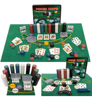Luxury Royal Poker Set Metal Kutulu 500 Chip & 2 Iskambil Desteği ile Premium Casino Deneyimi  Elit Oyunculara Özel Vıp Seri