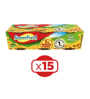 SuperFresh Mısır Konserve 3x200 gr x 15 Paket