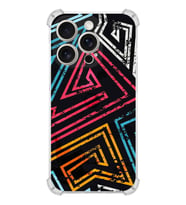 PrintiFy Apple iPhone 15 Pro Max (Kamera Korumalı) Uyumlu Köşe Korumalı Eskitme Kılıf
