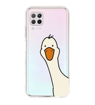 Huawei P40 Lite Uyumlu Sevimli Ördek Desenli Şeffaf Telefon Kılıfı