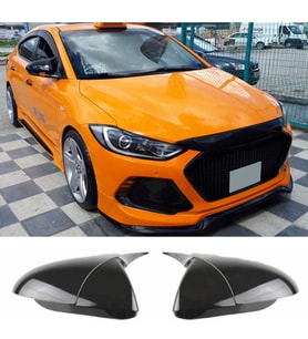 Hyundai Elantra Sinyalsiz Batman Yarasa Ayna Kapağı Parlak Siyah ABS 2016 2017 2018