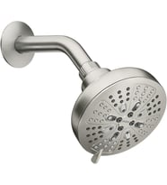 Moen 200W0Srn Hydro Energetix Sekiz Fonksiyonlu 12,7 Cm Çapında Püskürtme Başlığı Standart, Fırçalan (Çok Renkli)