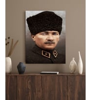 MUSTAFA KEMAL ATATURK11 Tablo Ev Duvar Salon Ofis Hediyelik Dekarasyon Premium Duvar Süs