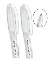 Beyaz Neon Tükenmez Kalem Jel 1.0 Mm (2 Adet)