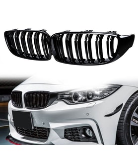 Bmw 4 Serisi F32 Ön Panjur Böbrek M4 Model OEM Piano Black