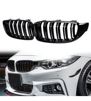 Bmw 4 Serisi F32 Ön Panjur Böbrek M4 Model OEM Piano Black