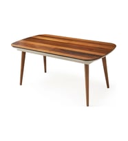 Çınar Ortadan Açılır Büyüyen Yemek Masası Ceviz 90x170cm (Ceviz Rengi)